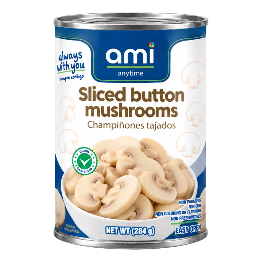 ami Sliced Mushrooms, 284 g