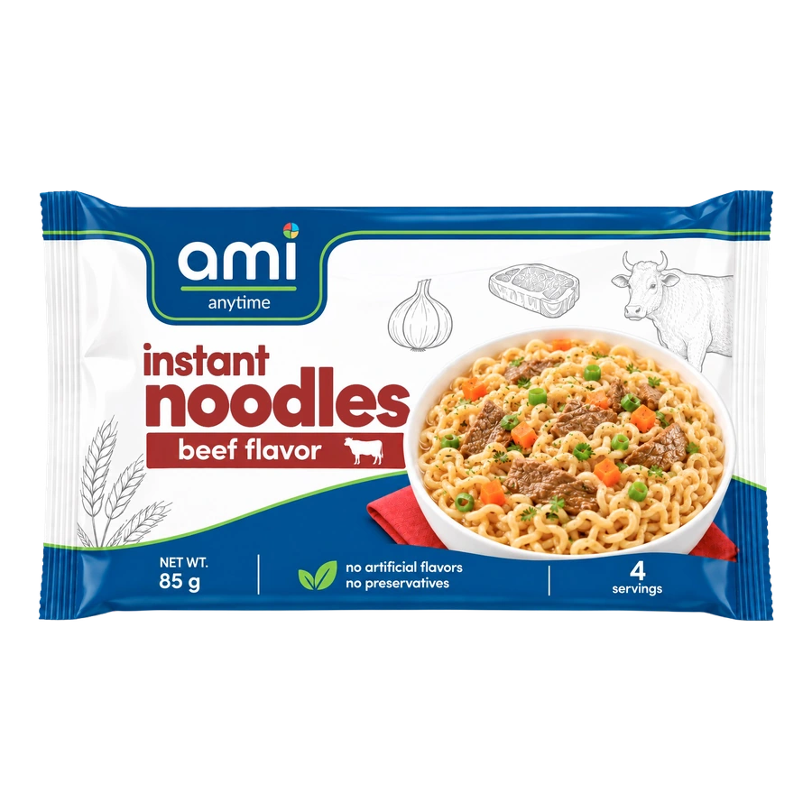 ami Instant Noodles, Beef, 85 g