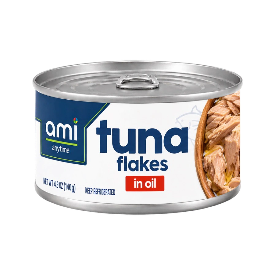 ami Tuna Flakes in Oil, 140 g